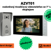 AZVT01 - vodotěsný 4vodičový videotelefon se 7" LCD displejem